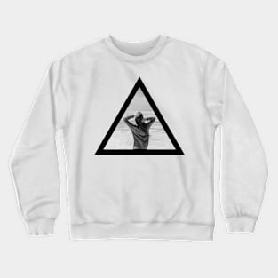 T R I - Life is beautiful (black) Crewneck Sweatshirt